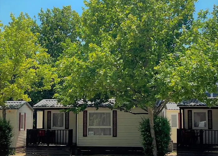 Bungalows Zaragoza Camping אתר קמפינג סרגוסה